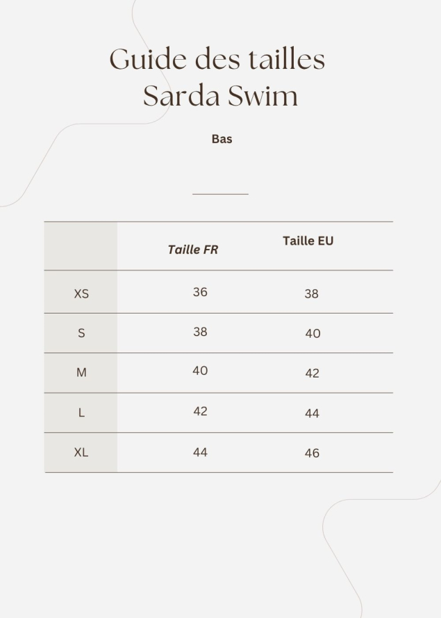 Bas de Bikini String Maillots de Bain Sarda